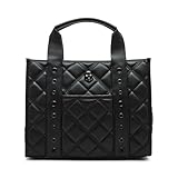 Betsey Johnson XOLOLO Tote with Grommets and Pouch, Black