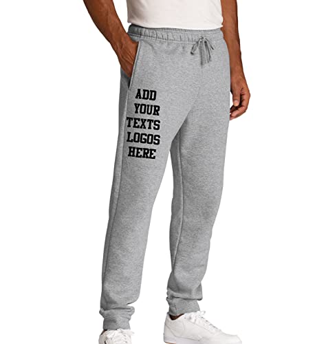 INK STITCH Men PC78J Custom Stitching Logo Texts Core Fleece Jogger Pants