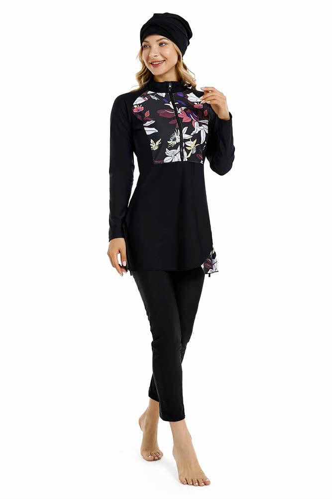 Full Swimming Costume Burkini for Women Modest Girls Swimsuit Islamic Swimwear Plus Size