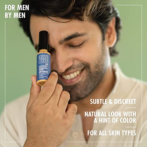 Yaan Man Tinted Moisturizer for Men, 30gm (Light) | BB Cream | Improves Uneven Skin Tone| Hydrating and Light Weight, Non Sticky Makeup | With Kale Oil & Trehalose - Image 5