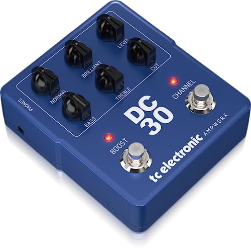 TC Electronic Ampworx DC30 Preamp - Electric Guitar Preamp, Blue - Image 2