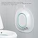 Toiletten-Badewanne, ohne Kniebeugen, Reduziert Schmerzen, Auslaufsicher, Wassermassage, Faltbares Sitzbad mit Spülbad, Faltbare Toilette für die Zeit nach der Geburt(Grün)