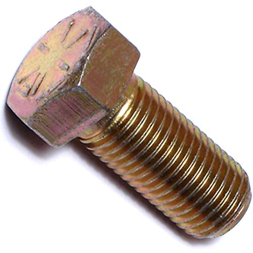 Image of Hard-to-Find Fastener 014973253110 Grade 8 Fine Hex Cap Screws, 7 /16-20 x 1, Piece-5,Yellow