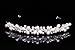 SAMKY Handmade Bridal Floral Rhinestone Crystal Pearls Prom Wedding Headband Tiara T940