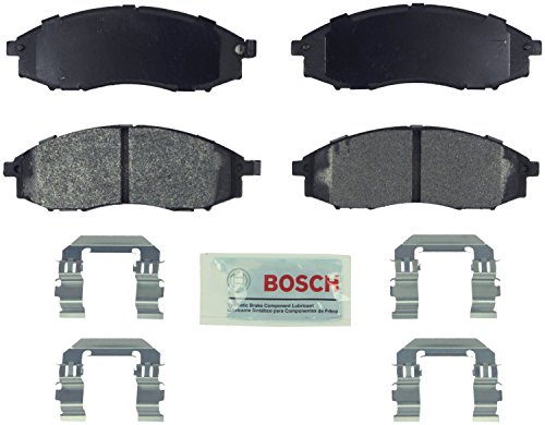 Plaquettes de frein Bosch BE830H Blue avec accessoires complets pour train arrière