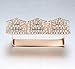 Wellotus Punk Alloy Pyramid Ring Rhinestone Hip Hop Rapper Red Lip Kiss Ring Costume Jewelry, 2 Finger Size (Gold)