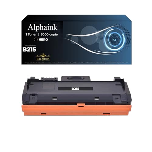 ✅ [La scelta intelligente] I Toner ALPHAINK sono un'alternativa ✔️economica ✔️affidabile ✔️performante. Compatibile con XEROX B215. Offre una qualità di stampa perfetta. Questo consumabile sostituisce i consumabili originali del brand e non danneggia il dispositivo stampante neanche dopo un lungo utilizzo.