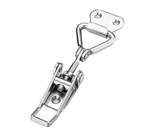 Vakorise E Spring-Loaded Latches, 304 Stainless Steel 90 Degre Spring Latch For Box Sliding Door Window(E)