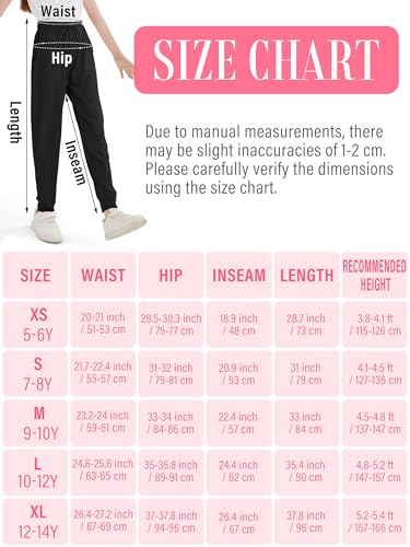 Calças de moletom Dry-Fit Jogger para meninas Lounge Soft Athletic Performance Calças de moletom par