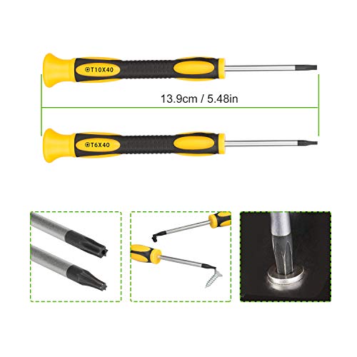 Switch Screwdriver Set - Younik Switch 17 in 1 Tri Wing Tip Screwdrivers for Nintendo Switch Gamebit Repair Tool Kit for Nintendo Switch/Switch Lite/Joy Con/DS/NES/SNES/DS Lite/Wii/GBA/Gamecube