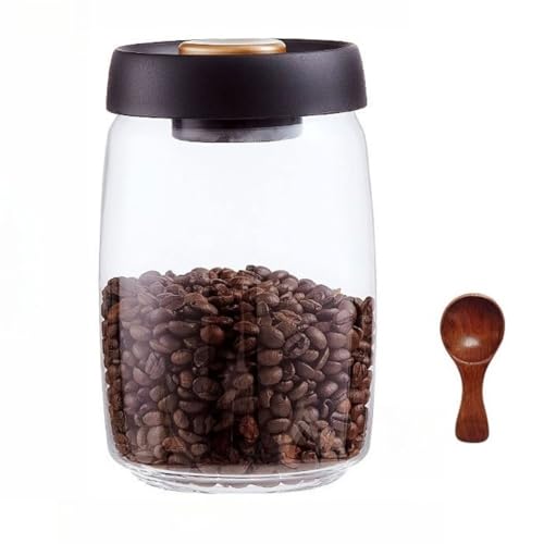 Riazdiw �^�󖧕R�[�q�[�L���j�X�^�[ 800ml �ϔM�K���X�� �蓮�^��{�^���� �ؐ��X�v�[���t�� �R�[�q�[���E�R�[�q�[���N�x�ێ� ���t�E�����E���������p�r�ۑ��e�� �L�b�`�����[ (1200ml �� ��600g)