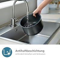 Philips Multi-Reiskocher 3000 Serie, Schwarz, 0,85 L – Ansicht 6