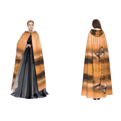 Cape à capuche motif canard artistique pour briller lors de vos soirées déguisées