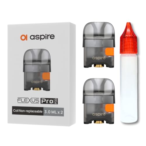 ASPIRE FLEXUS PRO �����pPOD�J�[�g���b�W1���i�R�C�������j+ �G���v�e�B�{�g��1�{ (0.6��)