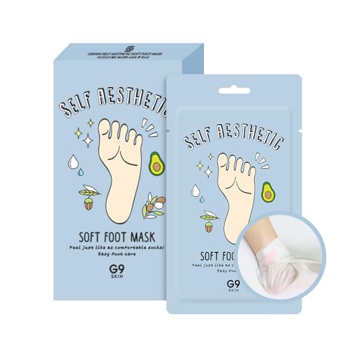 Maschera premium per la rimozione dei calli. Perfetto per il trattamento di calli. 1 paio di maschere per la cura intensiva dei calli, secchi e dei talloni.