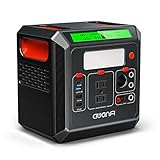 Portable Power Station 300Wh, 83000mAh Solar Powered Generator with 110V/300W (Peak 600W) Pure Sine...