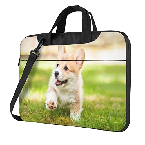 Sacoche à bandoulière pour ordinateur portable 14 pouces motif plage océan