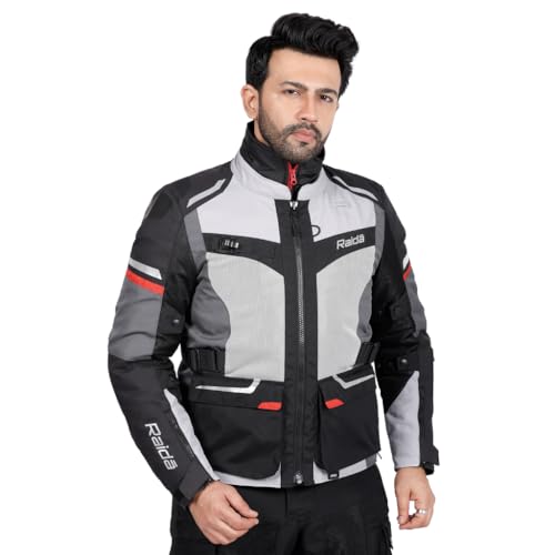 Image of Raida Rover 2 Touring Motorcycle Jacket | Lightest in Its Class | CE Level 2 Armoured | Hydration Bladder Compatible | Waterproof Rain & Thermal Liners included