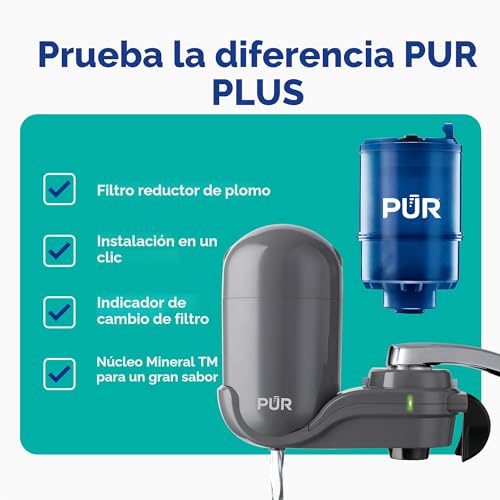 Ahorra 39% en sistema de filtración PUR Plus para grifo