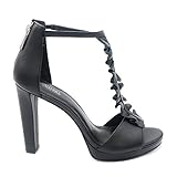 Material de la base: goma. Micheal Kors 0001816 - Sandalias para mujer, color negro, talla 37