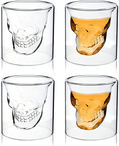 Brisked HSY458 Skull Shot Glass For Whiskey thumb #1