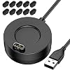 QIBOX Ladegerät kompatibel mit Garmin Vivoactive 3 4 4S, Vivoactive Venu Sq Ersatz USB Ladekabel Datum Sync Kabel mit…