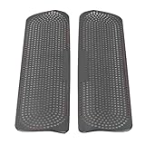 Jodriva Edelstahl Auto Innenraum Sitz Klimaanlage Outlet Vents Schutz Lautsprecher Abdeckung, for Toyota, for Land Cruiser, 200 2008 2019 2020 Lautsprechergitterabdeckung(Black)