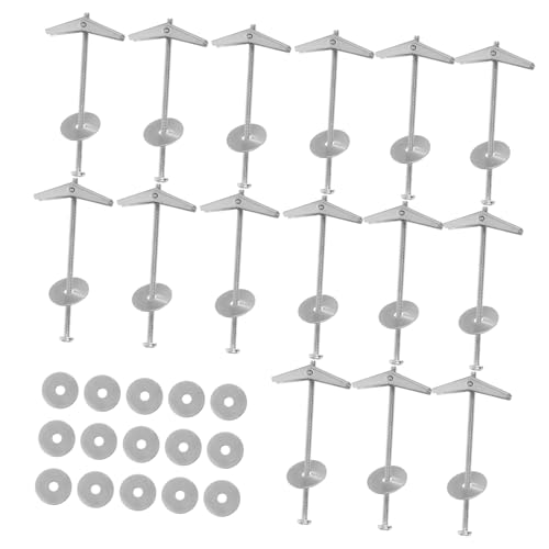 ERINGOGO 15 Pack Iron Airplane Orchid Clip Heavy Duty Wing Nut and Toggle Bolt Kit for Drywall Mounting