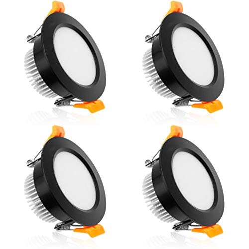 YGS-Tech 2 Inch LED Recessed Lighting, Dimmable Downlight 3W(35W Halogen Equivalent), CRI80, 4000K Natural White Ceiling Light with LED Driver(4 Pack)