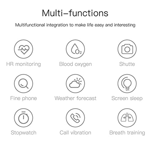 Fitness-Tracker Met Weersvoorspelling Muziekbesturing Inkomende Oproep, IP68 Waterdichte Activiteitentracker, Stappenteller Stappenteller Horloge Stopwatch Voor Heren,Purper - Afbeelding 7