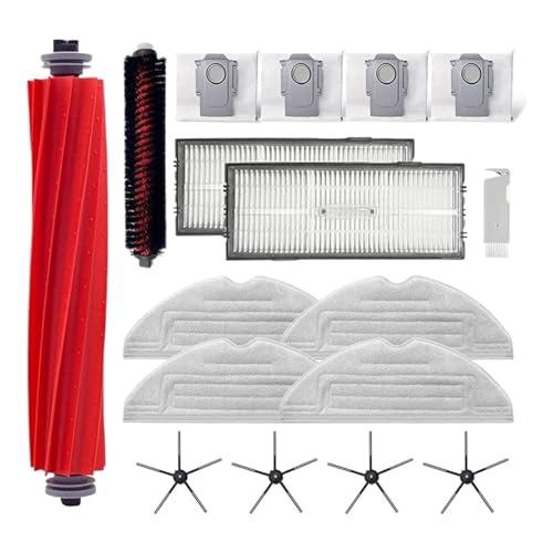 �N���[�j���O���[�����O�u���V�B Roborock S7 Maxv Ultra�AS7 Pro Ultra ���C���T�C�h�u���V���b�v Hepa �t�B���^�[�o�b�O���{�b�g�|���@�����p�X�y�A�p�[�c�o���h���ɑΉ��B