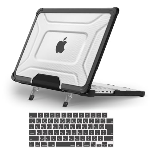 MOSISO Ή@ MacBook Pro 14C` P[X M4 M3 M2 M1`bv 2025-2021 [XAیP[X ϏՌ TPU op[hbg ܂肽ݎX^ht n[hVFJo[ & ({ JISz)L[{[hJ