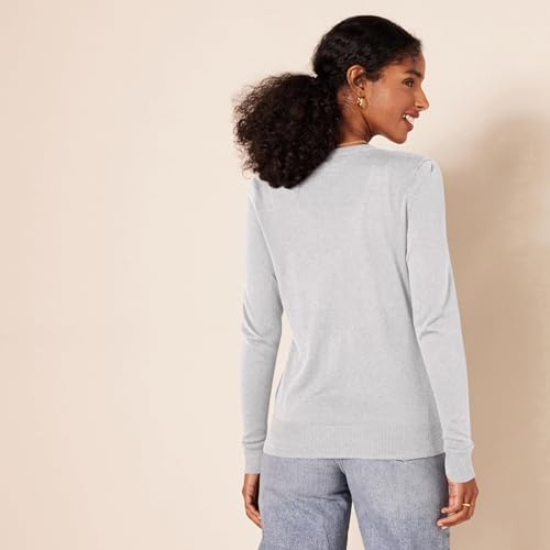 image for Amazon Essentials Women's Lightweight Crewneck Cardigan Sweater (Avail