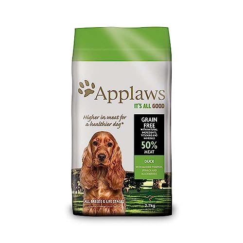 Applaws Its All Good All Breeds Grain Free Duck Dry Dog Food, 2.7 kg