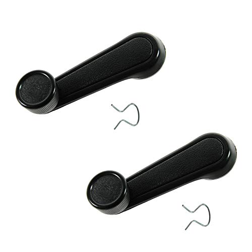 TRQ Manual Window Crank LH RH Pair Compatible with 4Runner Corolla Tercel MR2