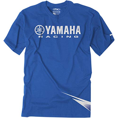 Factory Effex Yamaha Strobe Youth T-Shirt Yamaha (Blue, X-Large)