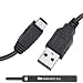 6amLifestyle USB Charger Cable for Nintendo Wii U Gamepad Controller 10 Feet Long USB Power Charging Cord
