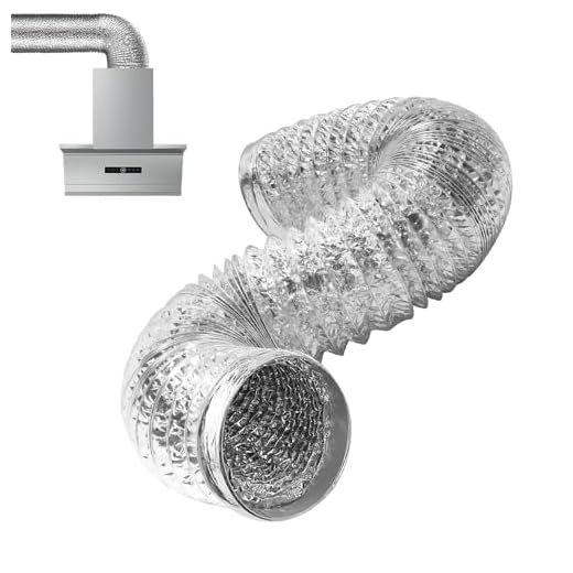 Riisoyu Tubo flexible de aluminio de 100 mm de diámetro, 2 m, tubos de aire flexibles de aluminio, tubo flexible, conducto de aire para aire acondicionado móvil, secadora, extractor, sistema de