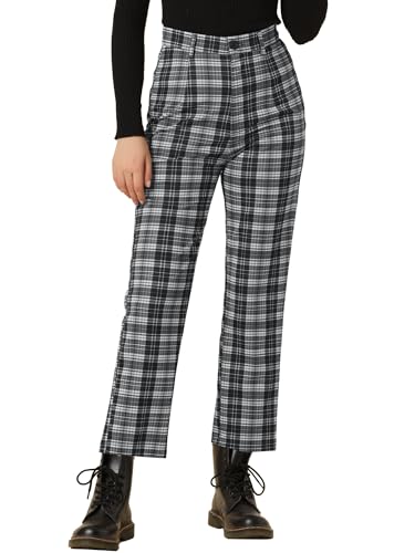 Pantalon court à carreaux femme idéal pour un look de travail décontracté