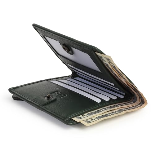 Image of TANSTITCH Slim Leather Wallet || Compact,Minimalist & Thin Wallet || RFID Protected || Front Pocket Carry