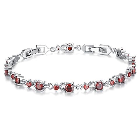 Pulsera de Tenis Delgada de Lujo con circonitas cúbicas Brillantes Cover