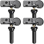 Jsueng TPMS Sensor Compatible with Buick Cadillac Chevy GMC Pontiac Saturn,GM Tire Pressure Monitoring System Sensor Replaces#13586335 13598771 13598772 13581558 Set of Four (4)