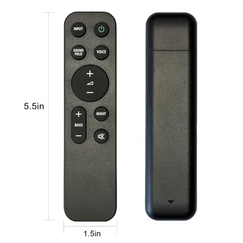 NPTWARCOT RMT-AH513U Replacement Remote Control Compatible with Sony SoundBar HT-SC40 HT-S400 SA-SC40 SA-S400 SA-WS400 SA-WSC40 HTSC40 HTS400 SASC40 SAS400 SAWS400 SAWSC40