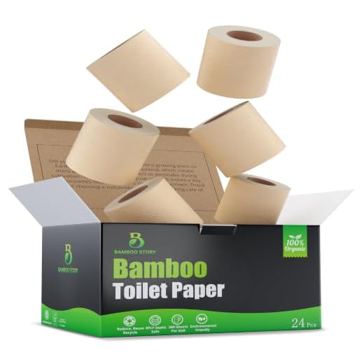 Eco-Friendly Bamboo Toilet Paper - Pack of 24