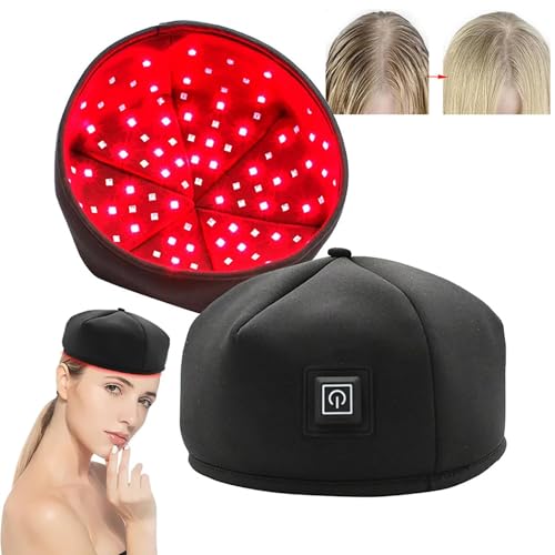 SNBGRYE Tampa de crescimento de cabelo de luz vermelha, tampa de crescimento de cabelo de compriment