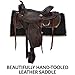 Schneiders Apache II Trail Saddle | Artisan-Crafted Comfort for Every Horse Ride | Color Dark Oil | Size 15