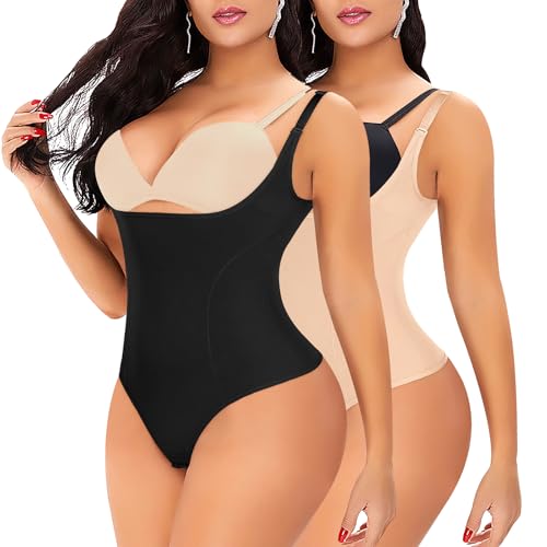 Image of Womens Shapewear Bodysuit Body Shaper Thong
