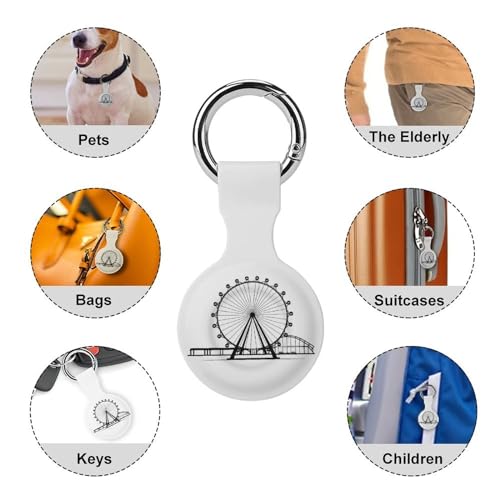 Funda Airtag a prueba de golpes para evitar pérdidas de maletas de viaje 3