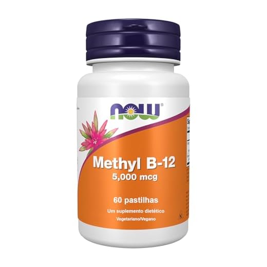 NOW Foods Metil B-12 5.000mcg Methyl 60 Pastilhas Importado