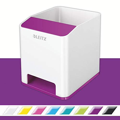 Preisvergleich Produktbild Leitz WOW Sound Stifteköcher Duo Colour, 53631062, violett